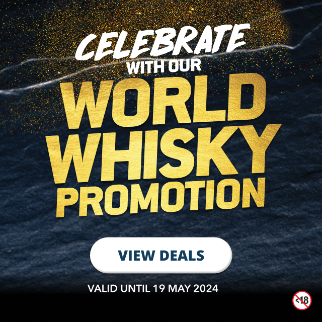 CELEBRATE WITH OUR WORLD WHISKY PROMOTION