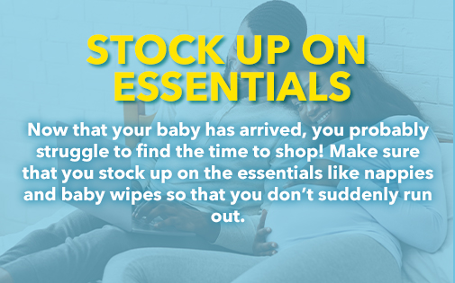 STOCK UP ON ESSENTIALS