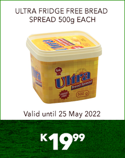 ULTRA FRIDGE FREE BREAD SPREAD 500g EACH, K19,99
