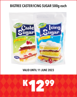 BIGTREE CASTER/ICING SUGAR 500g each, K12.99