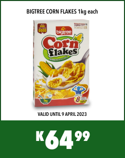 BIGTREE CORN FLAKES 1kg each, K64.99