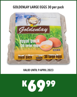 GOLDENLAY LARGE EGGS 30 per pack, K69.99