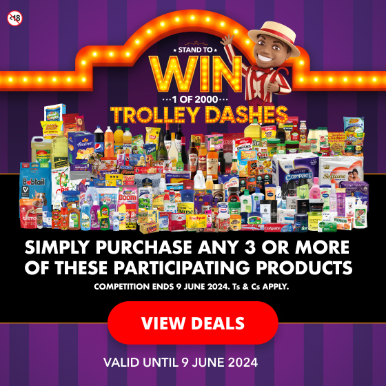 STAND TO WIN 1 OF 2000 TROLLEY DASHES