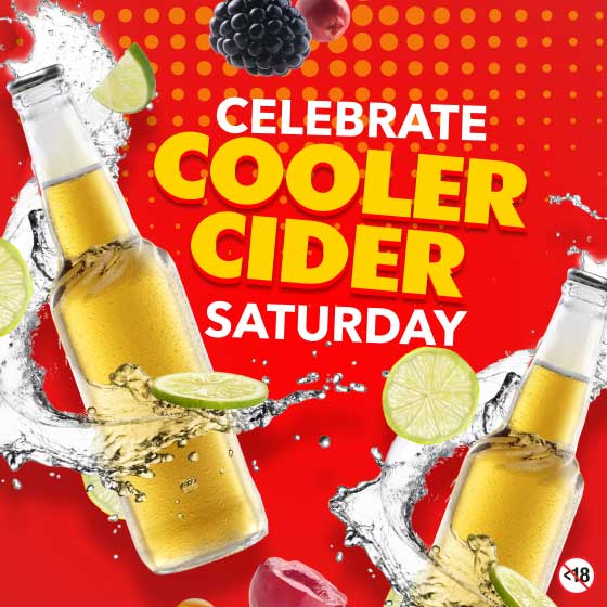 CELEBRATE COOLER CIDER SATURDAY