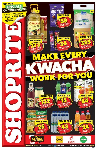 specials leaflet