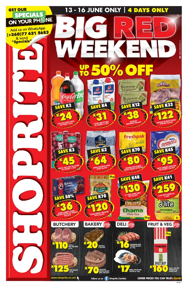 specials leaflet