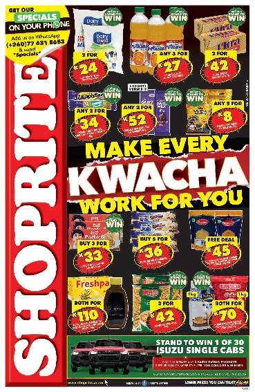 specials leaflet