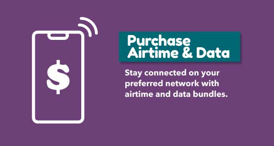 PURCHASE AIRTIME AND DATA
