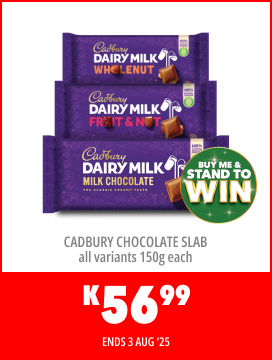 Cadbury Chocolate Slab 150g each