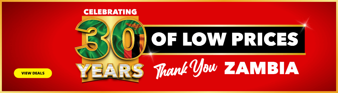 Celebrating 30 years Of Low Prices