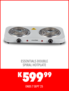 ESSENTIALS DOUBLE SPIRAL HOTPLATE, K599,99