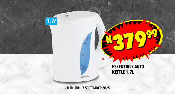 ESSENTIALS AUTO KETTLE 1,7L, K379,99