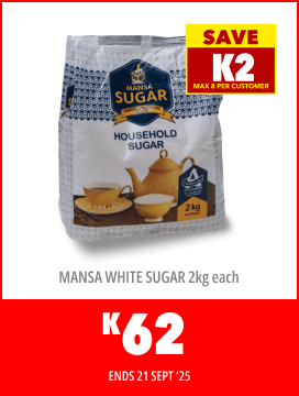 MANSA WHITE SUGAR 2kg EACH