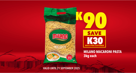 MILANO MACARONI PASTA  3kg EACH 