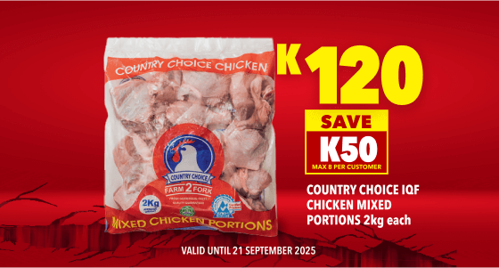 COUNTRY CHOICE IQF CHICKEN MIXED PORTIONS 2kg EACH