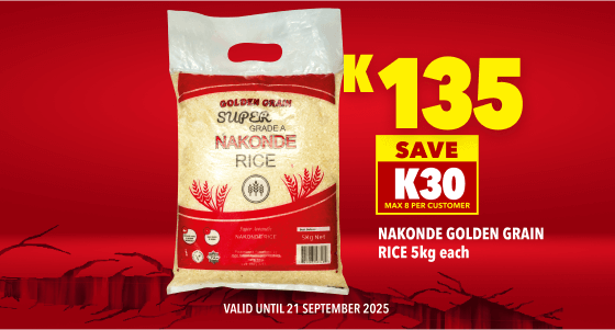 NAKONDE GOLDEN GRAIN RICE 5kg EACH