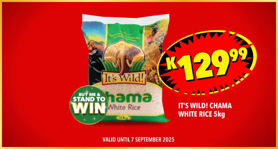 IT’S WILD! CHAMA WHITE RICE 5kg